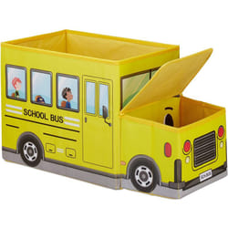 Helloshop26 - Sgabello pouf pieghevole per bambini giallo