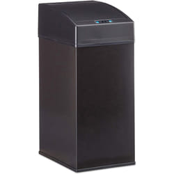 Helloshop26 - Pattumiera da cucina automatica con design del sensore, coperchio interno del secchio da 7 litri, colore nero