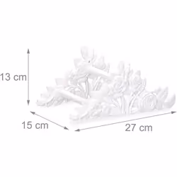 Caratteristiche Pratico: supporto per tubi da giardino per tubi avvolti strettamente Montaggio a parete: fissaggio con viti o ...
