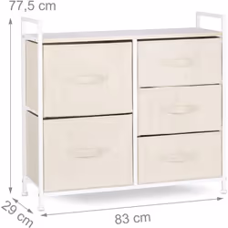 Sistema di scaffali con cassetti • 7 diversi modelli disponibili • Materiale: acciaio, tessuto, legno MDF • Colore: cassetti  ...