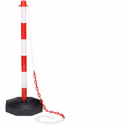 Dettagli sulle etichette con catene • Materiale: plastica • Dimensioni per palo A x L x P: 82 x 28 x 28 cm • Lunghezza catena ...