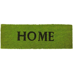 Helloshop26 - Zerbino tappetino ingresso tergicristallo fibre di cocco casa verde