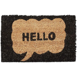 Helloshop26 - Mini zerbino tappetino porta d'ingresso asciugamano per bambini in fibre di cocco