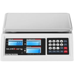 Helloshop26 - Bilancia contapezzi 15 kg / 0,2 g - Batteria 80 h