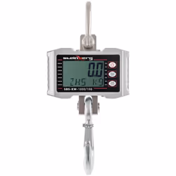 Materiale del telaio Alluminio pressofuso Display LCD Campo di pesatura Fino a 1.000 kg Precisione 0,5 kg Unità di misura kg, ...
