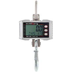 Helloshop26 - Pesatrice a gancio - 1.000 kg / 0,5 kg - lcd - Alluminio