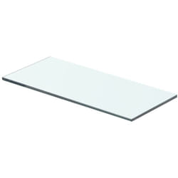 Helloshop26 - Pannello per ripiano in vetro trasparente 40 x 12 cm