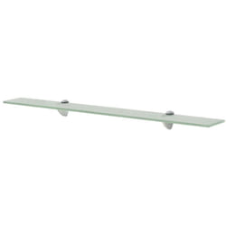 Helloshop26 - Scaffale mobile da parete design mobile in vetro 80x20 cm vetro 8 mm