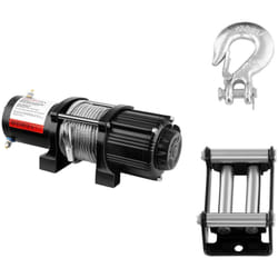 Helloshop26 - Verricello 4x4 potenza di tiro 2.040 kg lunghezza cavo 12,5 m