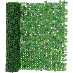 Recinzione con foglie frangivista vendita filo di plastica poliestere 300 x 150 cm verde
