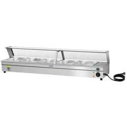 Helloshop26 - Bagnomaria 2.200 watt - 5 x gn - 1/2 - con rubinetto di scarico