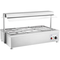 Helloshop26 - Bagnomaria 1700 watt - 6 bacinelle gn - con vano carne