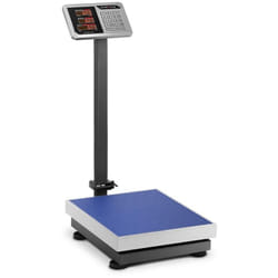 Helloshop26 - Bilancia a piattaforma 300 kg / 50 g - 50 x 40 cm acciaio inox