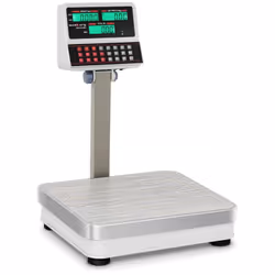 Materiale piastra Acciaio inossidabile Carico massimo 100 kg Precisione 10 g Display LCD (cristalli liquidi) Funzioni CLR - c ...