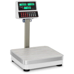 Helloshop26 - Bilancia peso-prezzo - 100kg/10g - lcd bianco