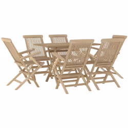 Rilassati e goditi tè e pasti accoglienti con la famiglia e gli amici con questo classico set da pranzo da giardino in legno! ...