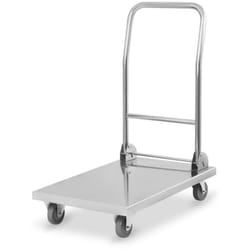 Carrello da trasporto in acciaio inox 400 kg