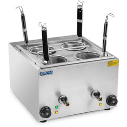 Helloshop26 - Cuocipasta 2 x 1500 watt 4 cestelli inox
