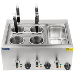 Cuocipasta 4 cestelli teglia GN 1/3 Potenza: 3 x 1.000 watt