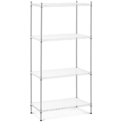 Scaffale professionale in metallo per carichi pesanti 90 x 45 x 180 cm 1.000 kg compreso tappetino