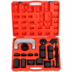 Materiale degli utensili Acciaio Materiale della custodia Plastica Numero di utensili 21 Dimensioni (LxPxA) 61 x 48 x 10,5 cm ...