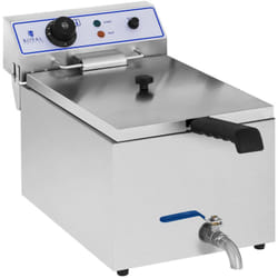 Friggitrice elettrica professionale da ristorante 1 x 17 litri adatta al pesce