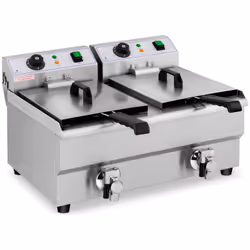 Voltaggio/frequenza 230 V / 50 Hz Potenza 2 x 3.000 W Numero di serbatoi 2 Dimensioni cestino 22 x 20 x 10 cm Dimensioni serb ...