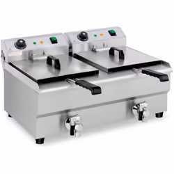 Voltaggio/frequenza 230 V / 50 Hz Potenza 2 x 3.200 W Numero di serbatoi 2 Dimensioni cestino 22 x 21 x 12 cm Dimensioni serb ...