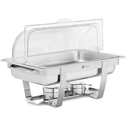 Scaldavivande professionale buffet scaldavivande con candela gn 1/1 8,5 l base stretta (materiali: acciaio inox, plastica (policarbonato), volume: