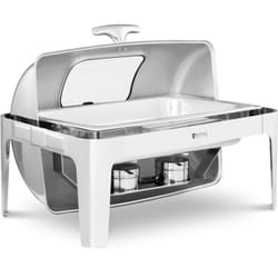 Helloshop26 - Chafing Dish - gn 1/1 - 8,5 litri - 2 fuochi - Hublot
