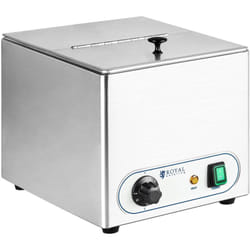 Scaldasalsicce 10 litri in acciaio inox