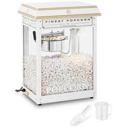 Helloshop26 - Macchina per popcorn bianca e oro
