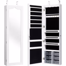 Caratteristiche: Costruito con materiali MDF durevoli Ampio spazio di archiviazione 5 luci LED automatiche Lo specchio a figu ...