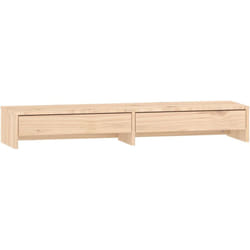 Helloshop26 - Supporto per monitor 100 x 27 x 15 cm in legno di pino massiccio
