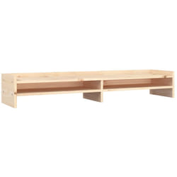 Helloshop26 - Supporto per monitor 100 x 24 x 16 cm in legno di pino massiccio