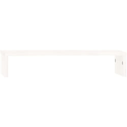 Helloshop26 - Supporto per monitor 50 x 27 x 10 cm in legno massello di pino bianco