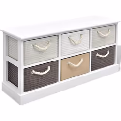 Aggiungi un tocco di fascino rustico alla tua casa con questa panca portaoggetti semplice ma elegante! Può essere utilizzato ...