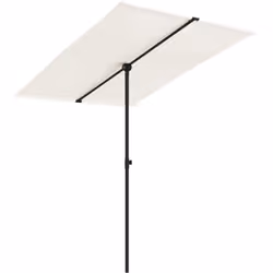 Questo ombrellone da esterno con tetto piano è perfetto per creare ombra e proteggersi dai dannosi raggi UV. Realizzato in po ...