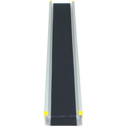Helloshop26 - Rampa telescopica antiscivolo per sedia a rotelle regolabile 270 kg max in alluminio 133/200/233 x 19 x 5 cm nera