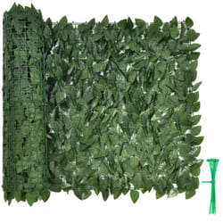 Helloshop26 - Siepi artificiali Schermo privacy artificiale 300 x 100 cm con 1728 foglie di faggio siepi artificiali
