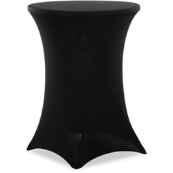 Helloshop26 - Copertura per tavolo alto 80 x 80 x 112 nera