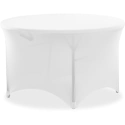 Copertura per tavolo bianco rotondo 150 cm