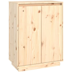 Scarpiera scarpiera mobile portaoggetti ingresso corridoio soggiorno 60 x 35 x 80 cm in legno di pino massiccio marrone