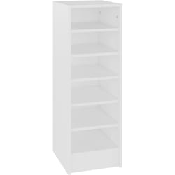 Scarpiera scarpiera mobile portaoggetti ingresso corridoio soggiorno 31,5 x 35 x 90 cm legno composito bianco