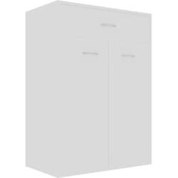 Scarpiera scarpiera mobile portaoggetti ingresso corridoio soggiorno 60 x 35 x 84 cm legno composito bianco