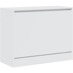 Scarpiera scarpiera mobile portaoggetti ingresso corridoio soggiorno 80 x 34 x 63 cm legno composito bianco
