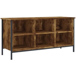 Helloshop26 - Scarpiera scarpiera mobile portaoggetti ingresso corridoio soggiorno 100 x 35 x 50 cm in mdf marrone