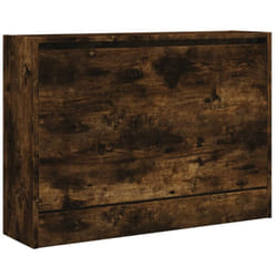Scarpiera scarpiera mobile portaoggetti ingresso corridoio soggiorno 80 x 21 x 57 cm in mdf marrone