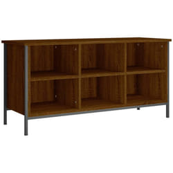 Scarpiera scarpiera mobile portaoggetti ingresso corridoio soggiorno 100 x 35 x 50 cm in MDF marrone