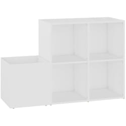 Scarpiera scarpiera mobili per riporre ingresso corridoio soggiorno legno ingegnerizzato bianco